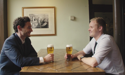 Kozel bier in de kroeg